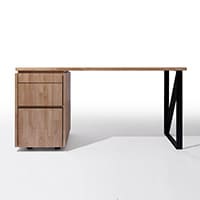 Studio ワークデスク 幅1400mm(キャビネット付き)