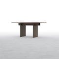 Tavola ダイニングテーブル 木製脚 幅1500×奥行900㎜ ハックベリー（ブラウン）