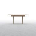 Tavola ダイニングテーブル 木製脚 幅1500×奥行900㎜ ラバーウッド（クリアー）