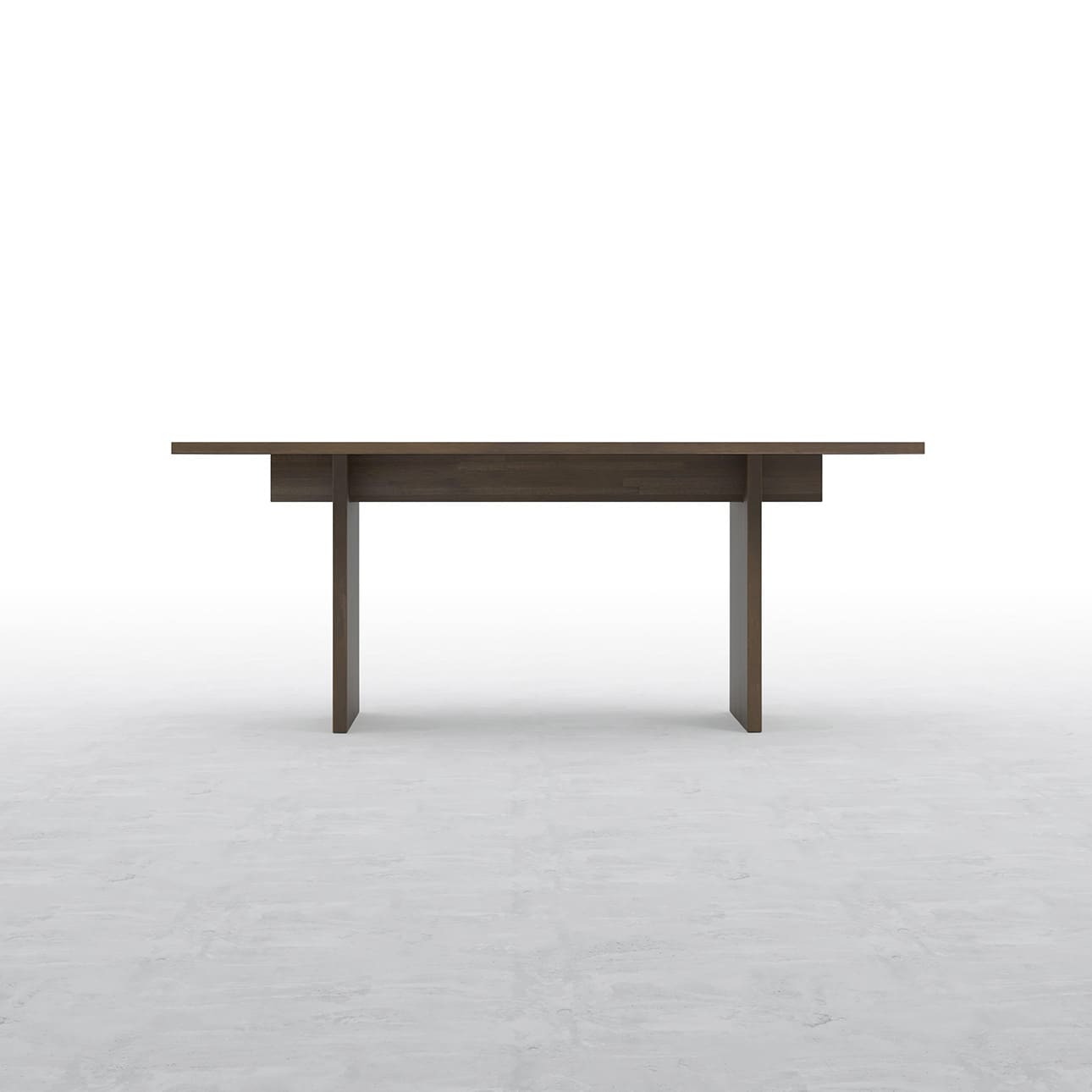 Tavola ダイニングテーブル 木製脚 幅1800×奥行900㎜ ハックベリー（ブラウン）