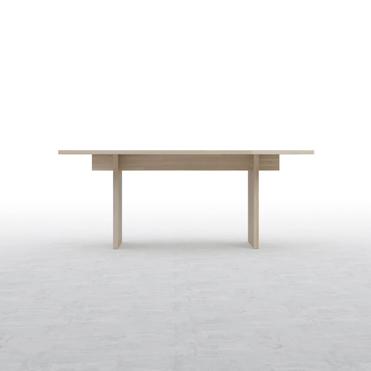 Tavola ダイニングテーブル 木製脚 幅1800×奥行900㎜ ラバーウッド（クリアー）