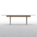 Tavola ダイニングテーブル 木製脚 幅2400×奥行900㎜ ラバーウッド（クリアー）