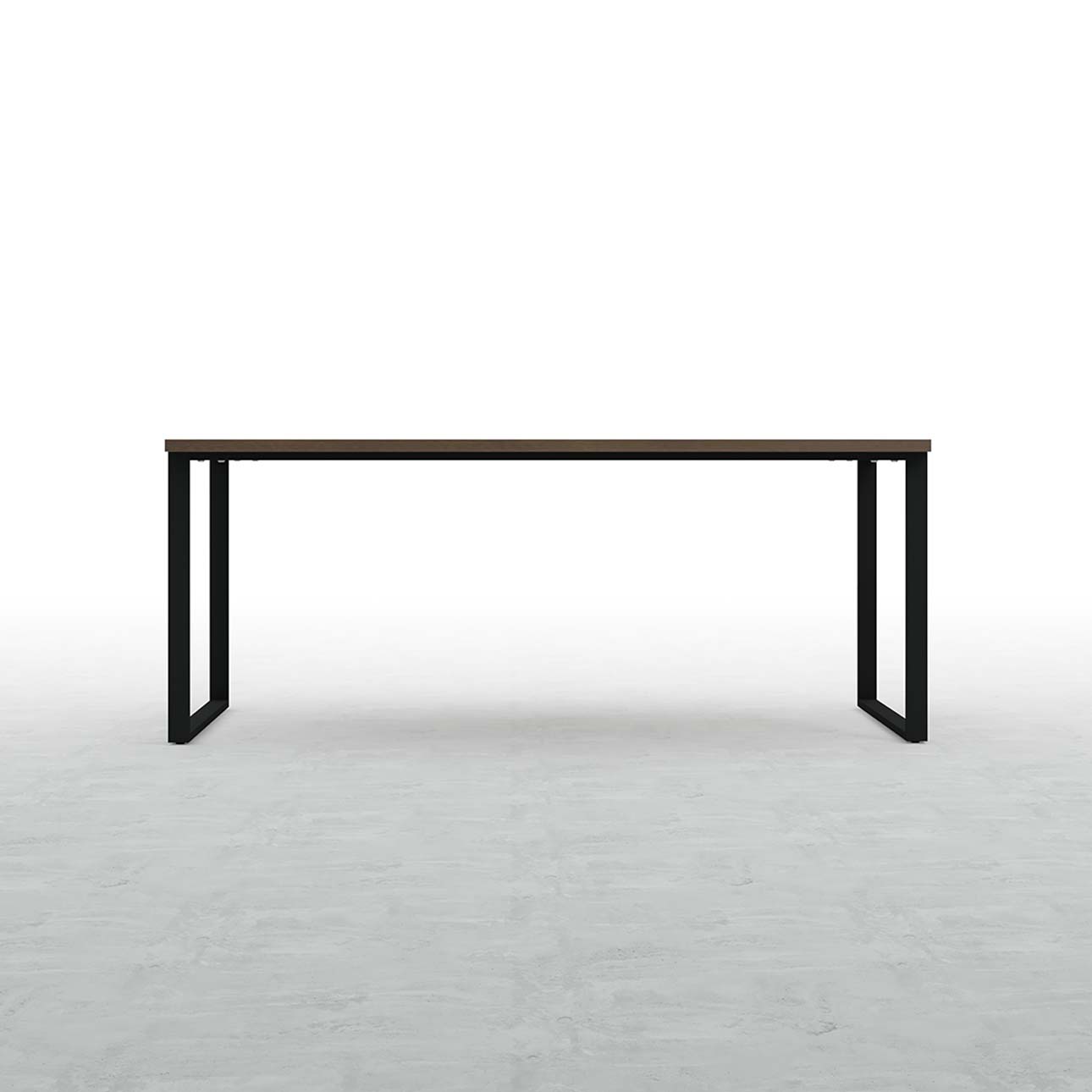 Tavola ダイニングテーブル スチール脚（RO） 幅1800×奥行900㎜ ハックベリー（ブラウン）