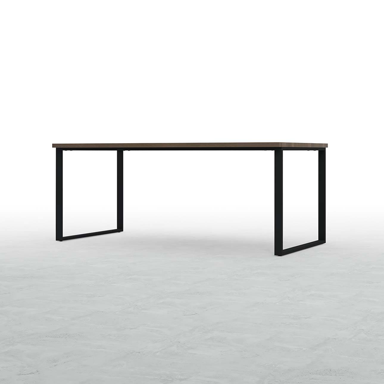 Tavola ダイニングテーブル スチール脚（RO） 幅1800×奥行900㎜ ハックベリー（ブラウン）