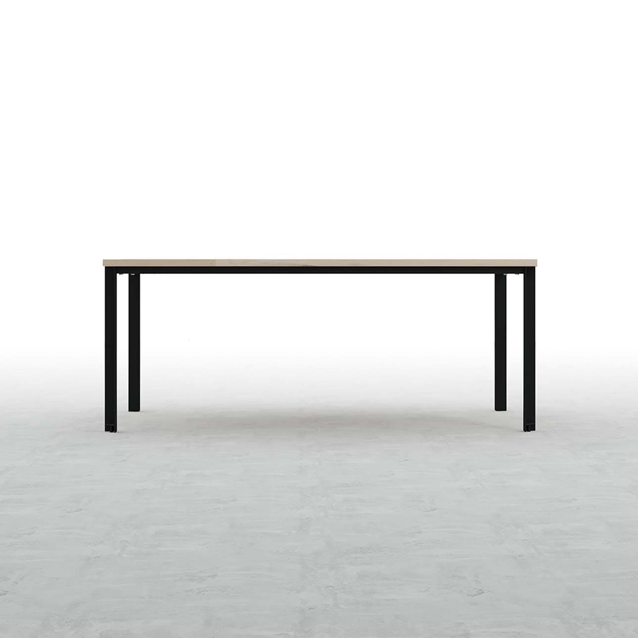 Tavola ダイニングテーブル スチール脚（SL） 幅1800×奥行900㎜ ラバーウッド（クリアー）