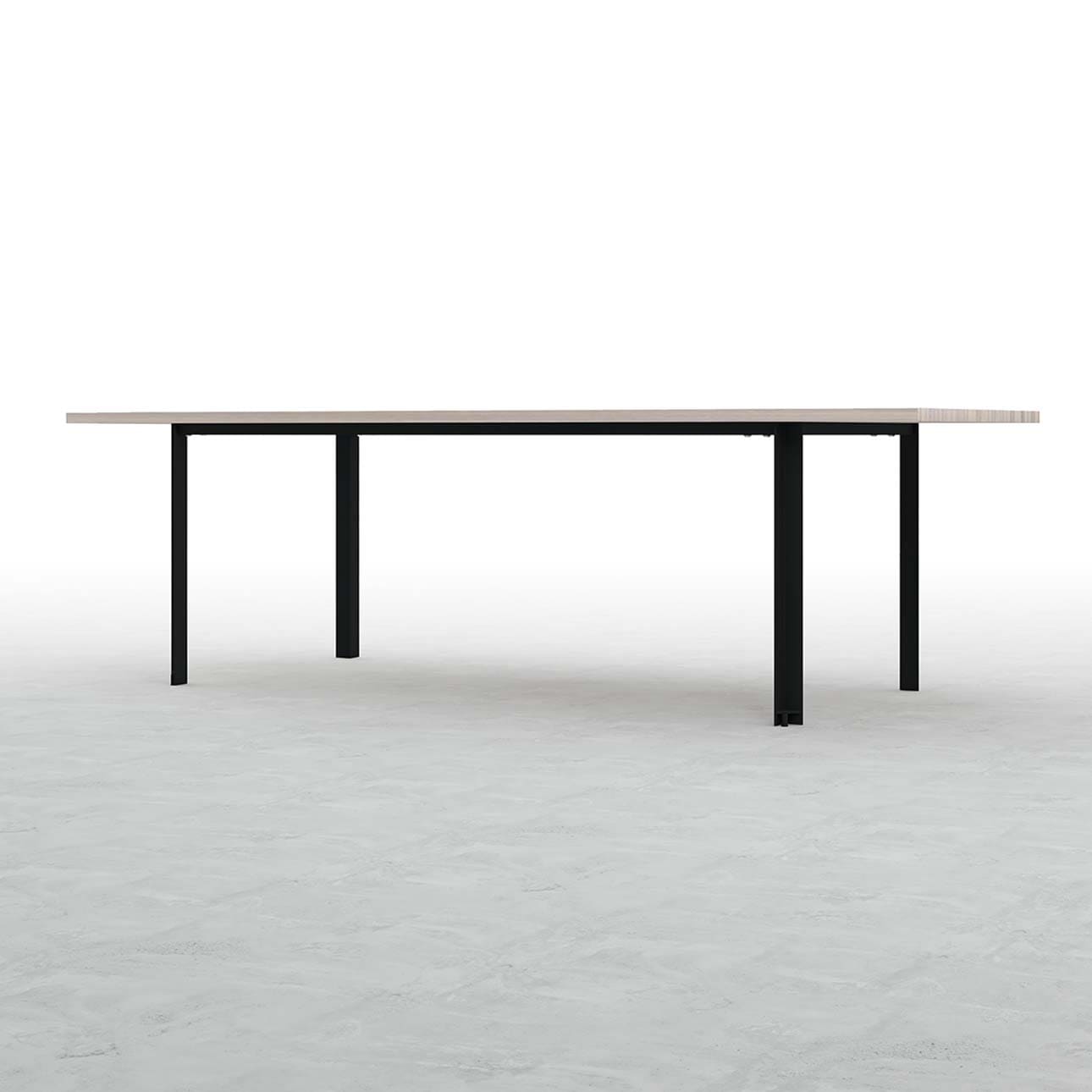 Tavola ダイニングテーブル スチール脚（SL） 幅2400×奥行900㎜ ハックベリー（ホワイト）