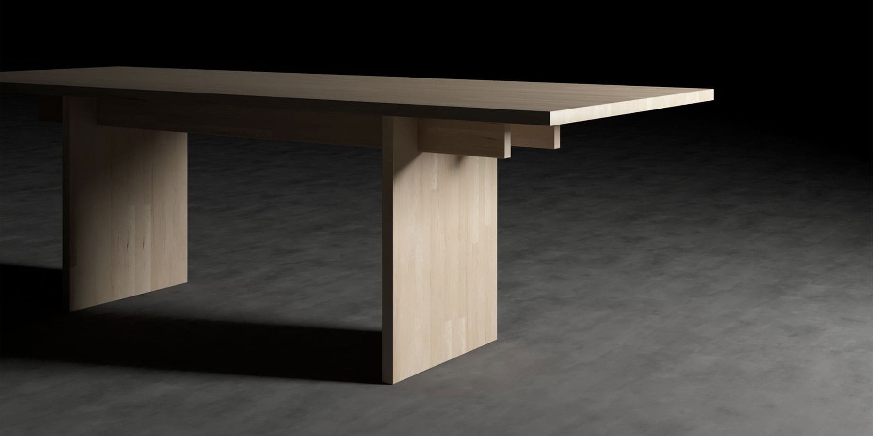 おしゃれな会議室用テーブル③ 『マルゲリータ Tavola（タヴォーラ） ダイニングテーブル 木製脚』
