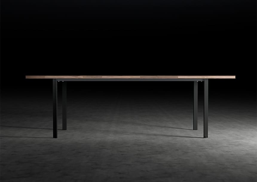 Tavola 作業テーブル スチール脚（SL） スプルス積層材 ダイニングテーブル シンプル スタイリッシュ モダン おしゃれ 大型 大きい