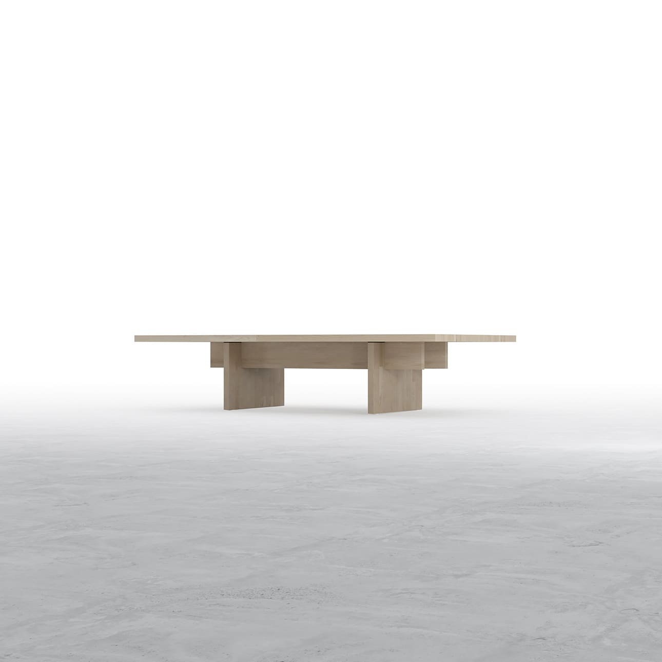 Tavola リビングテーブル 幅1500×奥行900㎜ ラバーウッド(クリアー)