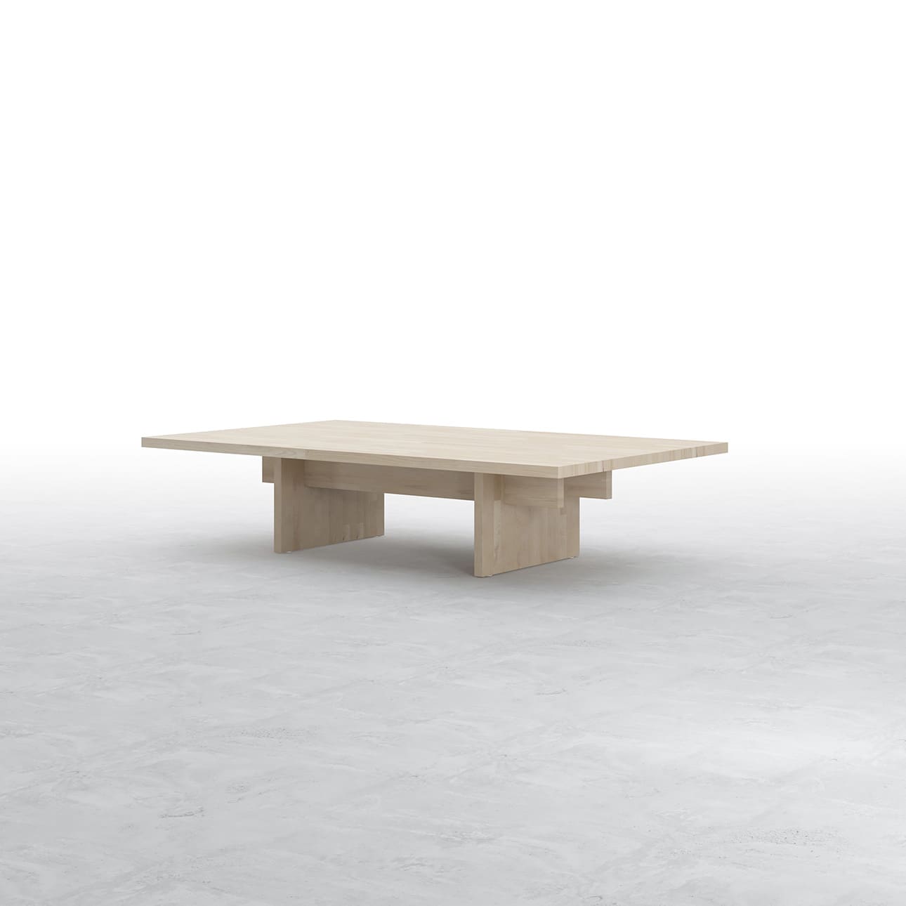 Tavola リビングテーブル 幅1500×奥行900㎜ ラバーウッド(クリアー)