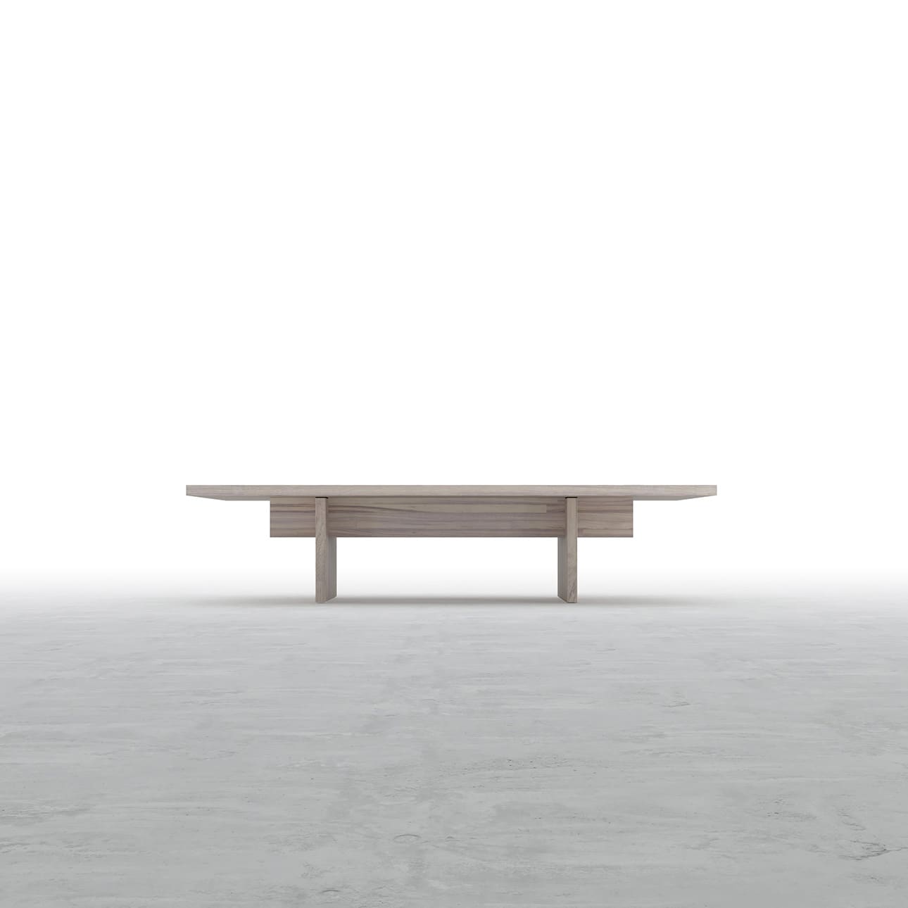 Tavola リビングテーブル 幅1500×奥行900㎜ ラバーウッド(ホワイト)