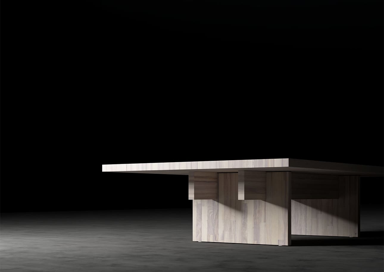 リビングテーブル 幅1500 奥行900 天然木 無垢集成材 ちゃぶ台 ローテーブル シンプル スタイリッシュ モダン おしゃれ 大型 大きい