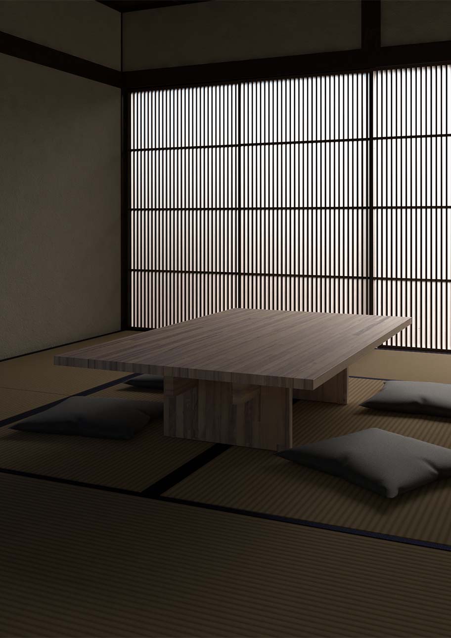 リビングテーブル 幅1500 奥行900 天然木 無垢集成材 ちゃぶ台 ローテーブル シンプル スタイリッシュ モダン おしゃれ 大型 大きい