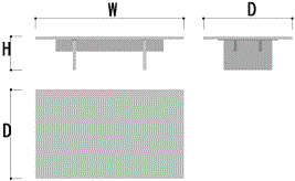 Tavola リビングテーブル 幅1500×奥行900㎜