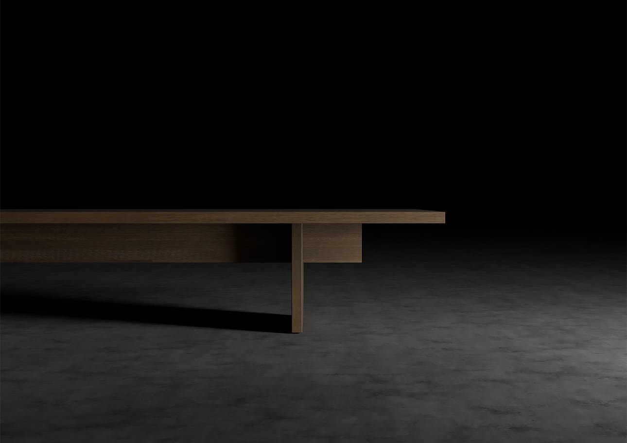 リビングテーブル 幅1800 奥行900 天然木 無垢集成材 食卓 ローテーブル シンプル スタイリッシュ モダン おしゃれ 大型 大きい