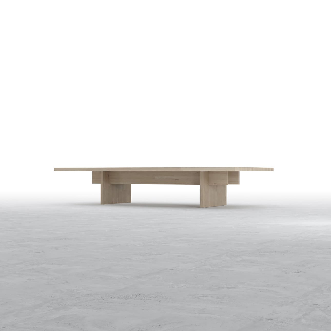 Tavola リビングテーブル 幅1800×奥行900㎜ ラバーウッド(クリアー)