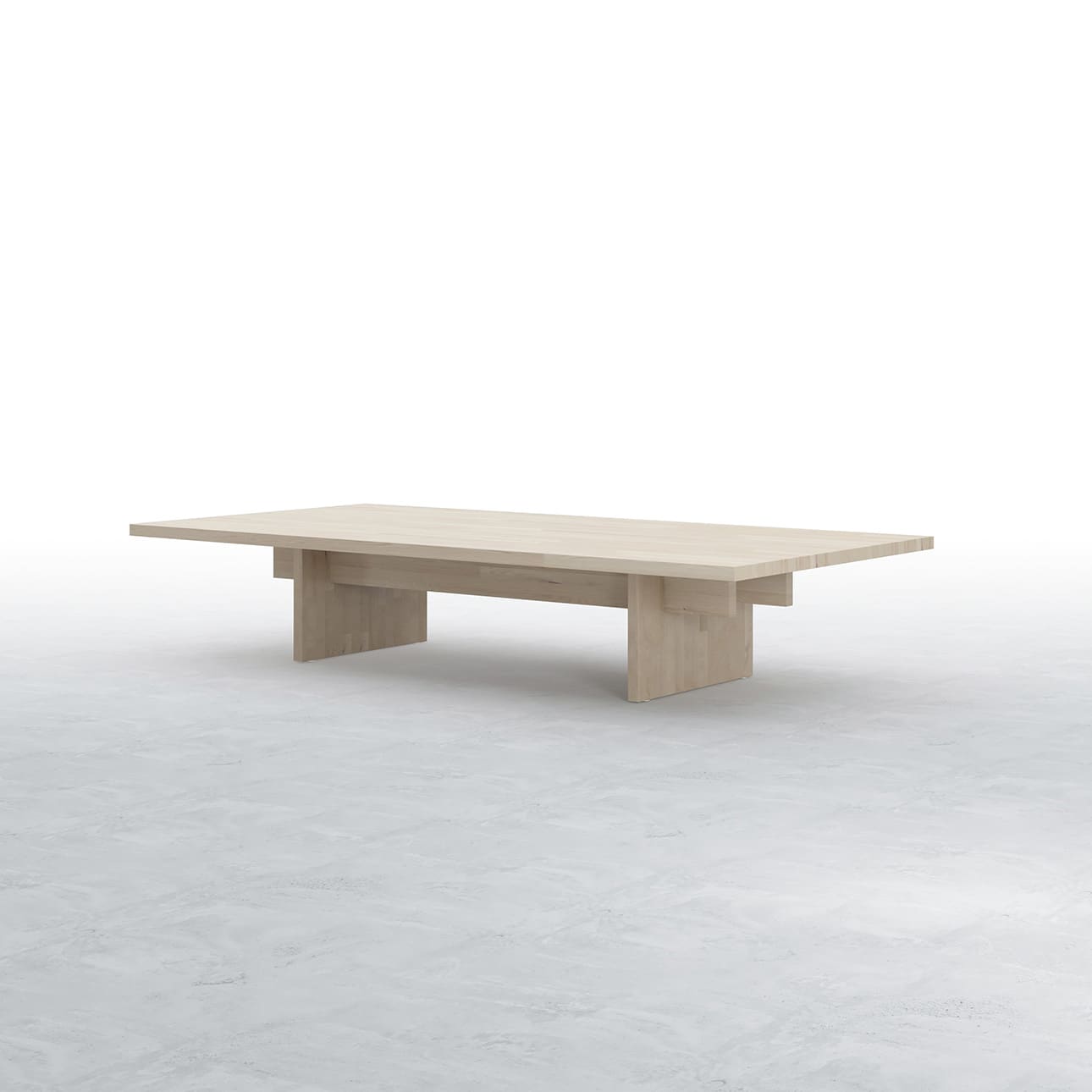 Tavola リビングテーブル 幅1800×奥行900㎜ ラバーウッド(クリアー)