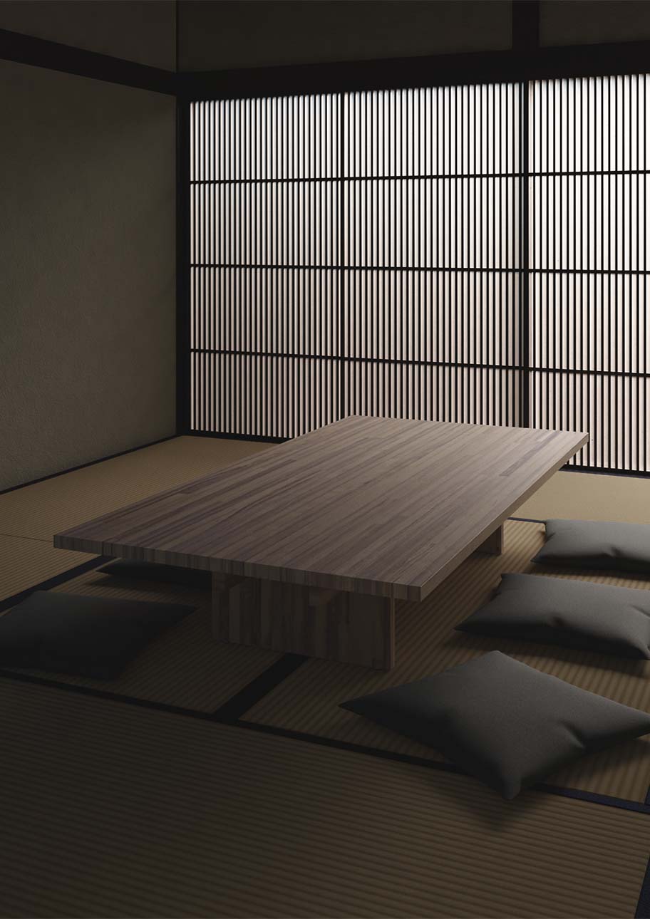 リビングテーブル  幅1800 奥行900 天然木 無垢集成材 食卓 ローテーブル シンプル スタイリッシュ モダン おしゃれ 大型 大きい