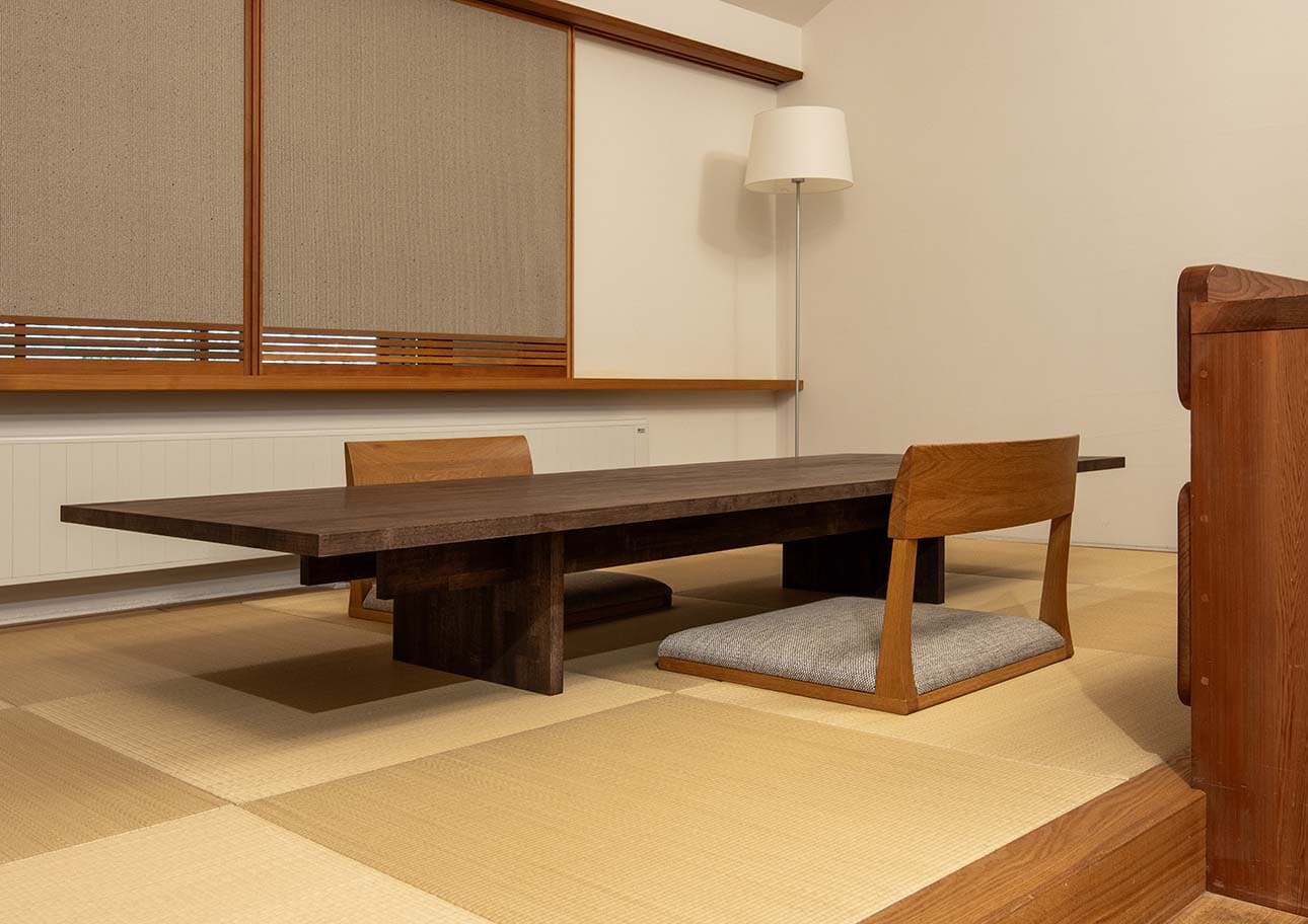 リビングテーブル 幅2400 奥行900 天然木 無垢集成材 リビングテーブル ローテーブル シンプル スタイリッシュ モダン おしゃれ 大型 大きい