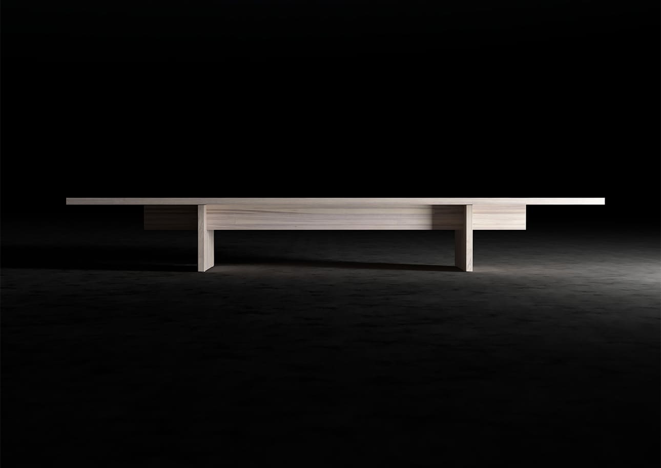 リビングテーブル 幅2400 奥行900 天然木 無垢集成材 リビングテーブル ローテーブル シンプル スタイリッシュ モダン おしゃれ 大型 大きい