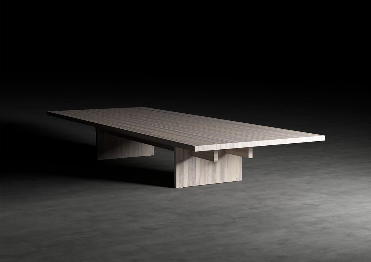 リビングテーブル 幅2400 奥行900 天然木 無垢集成材 リビングテーブル ローテーブル シンプル スタイリッシュ モダン おしゃれ 大型 大きい