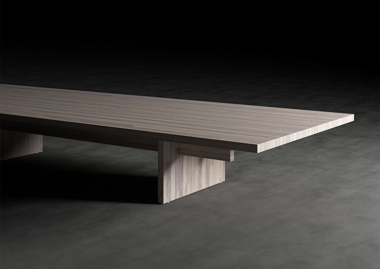 リビングテーブル 幅2400 奥行900 天然木 無垢集成材 リビングテーブル ローテーブル シンプル スタイリッシュ モダン おしゃれ 大型 大きい