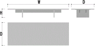 Tavola リビングテーブル  幅2400×奥行900㎜