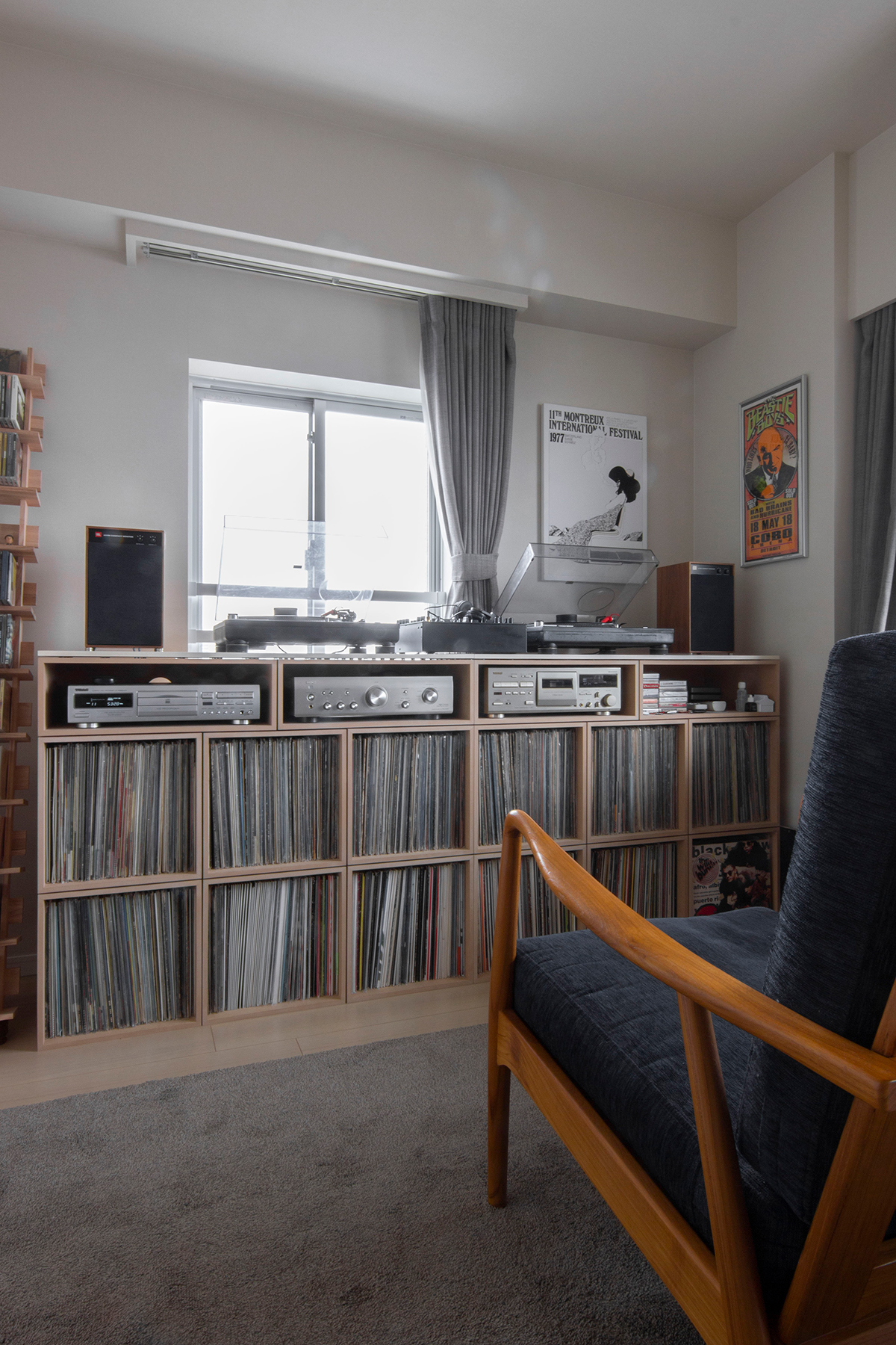 BLCレコード棚の組み合わせによる自宅DJブース – BLC収納ボックス