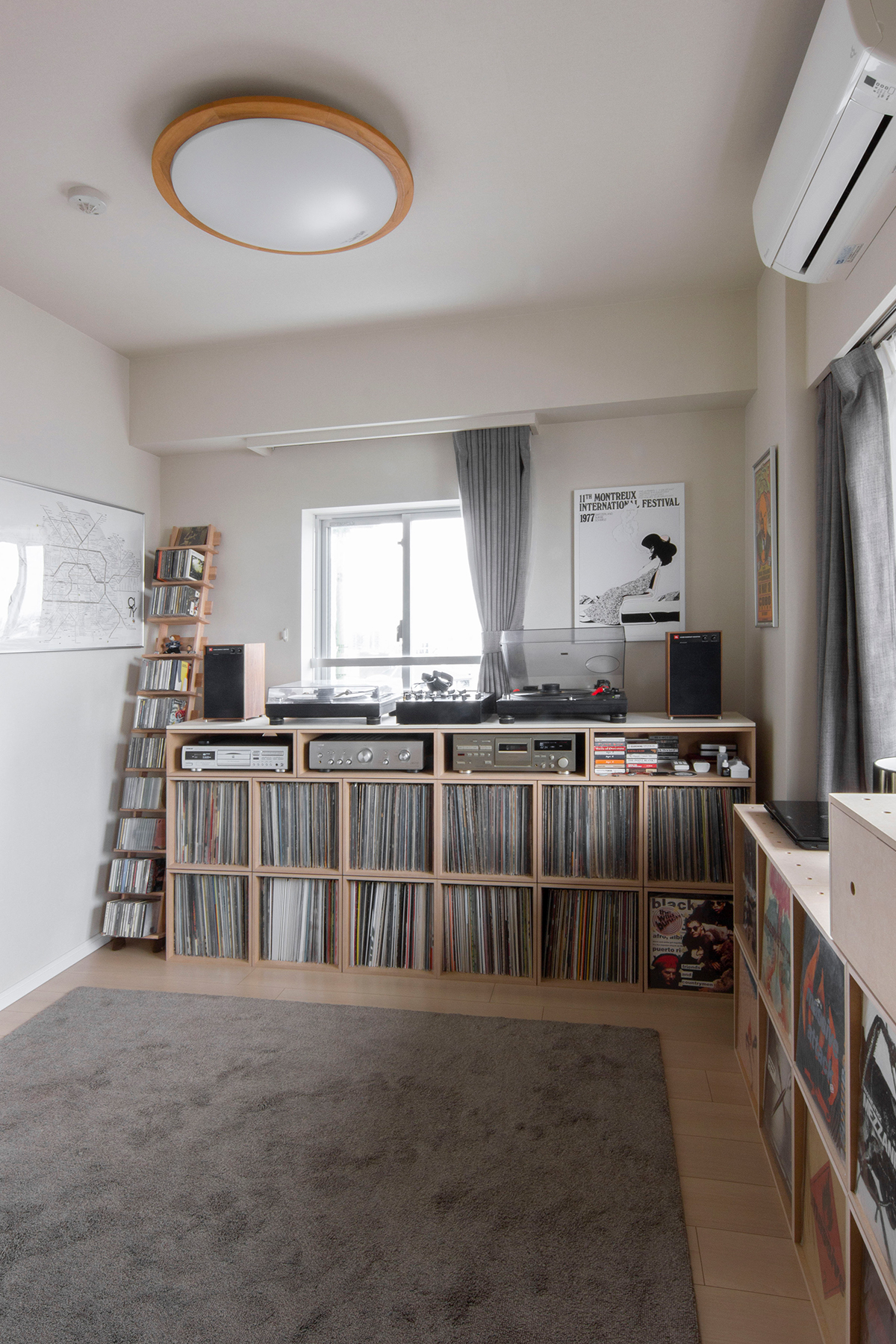 BLCレコード棚の組み合わせによる自宅DJブース – BLC収納ボックス