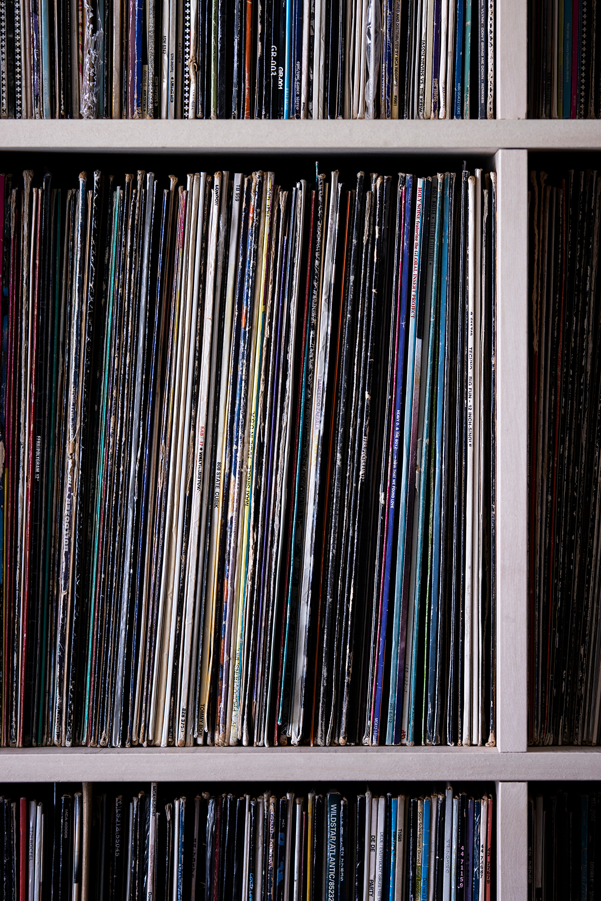 壁一面の本棚 奥行350mmレコードラック
