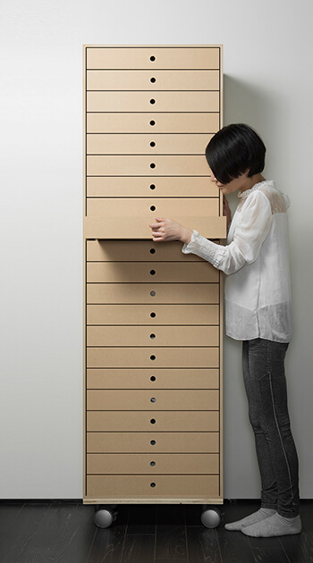 おしゃれオフィス家具⑦ 引き出し収納家具Drawer（ドロワー）の設置例