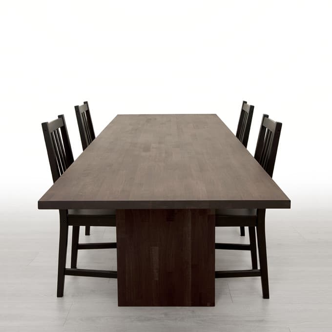 おすすめ木製リビングテーブル①広いリビングに似合う最大幅2400のテーブル　マルゲリータ「Tavola ダイニングテーブル」