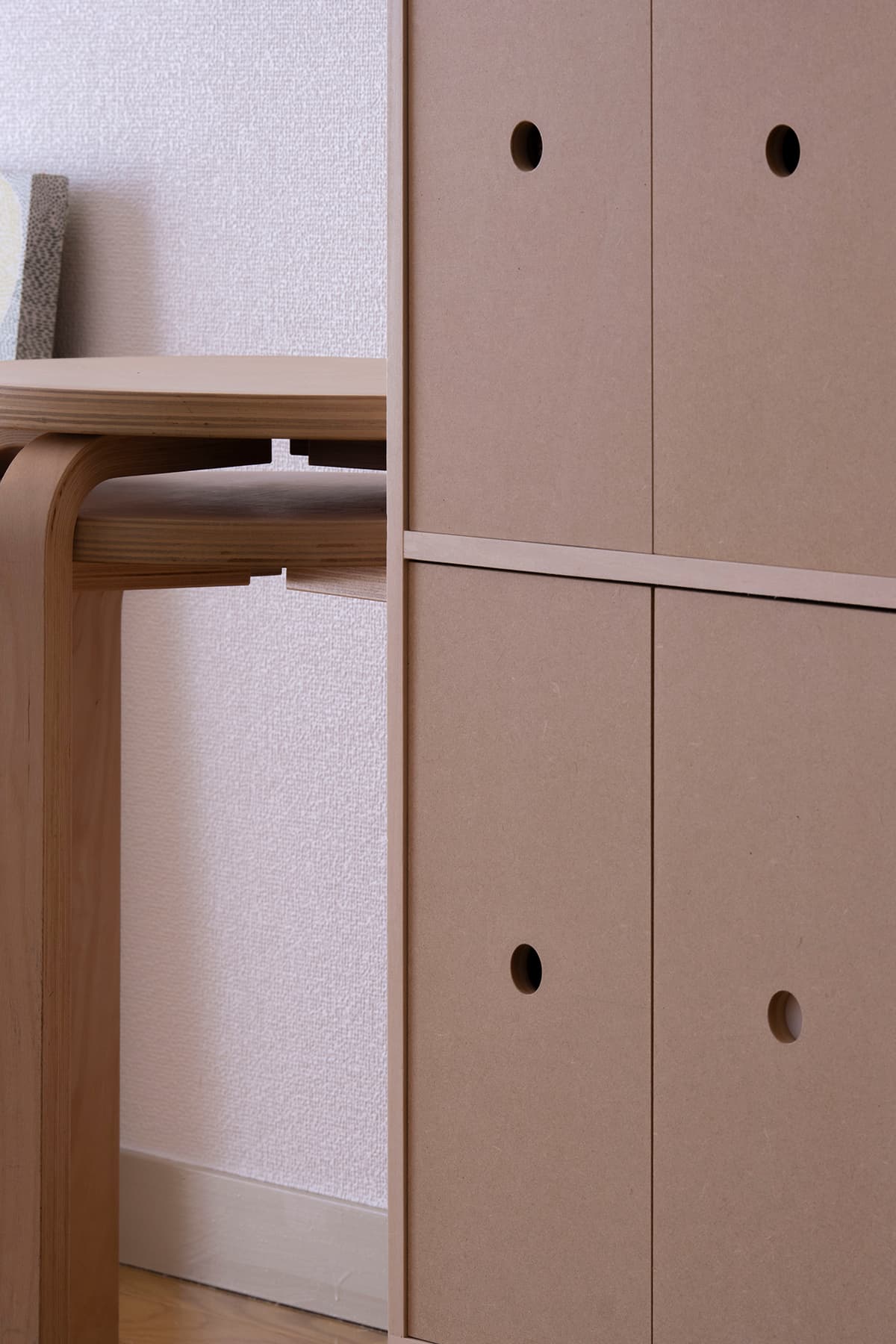 File 621 ミニマルな空間を構成する – Storage Cart キャスター付き ファイルボックス – マルゲリータ使用事例