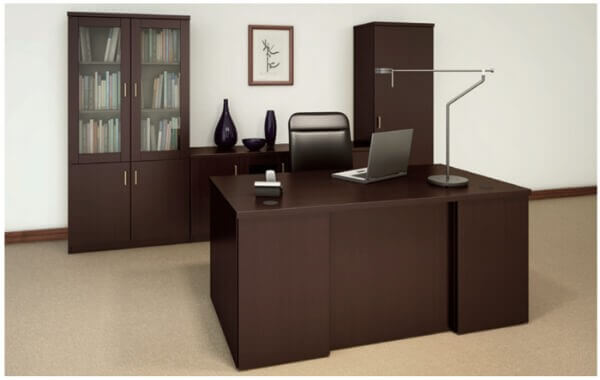 オフィスのおしゃれ本棚⑩ 木製で高級感溢れるブランド NAIKI「WR-820」
