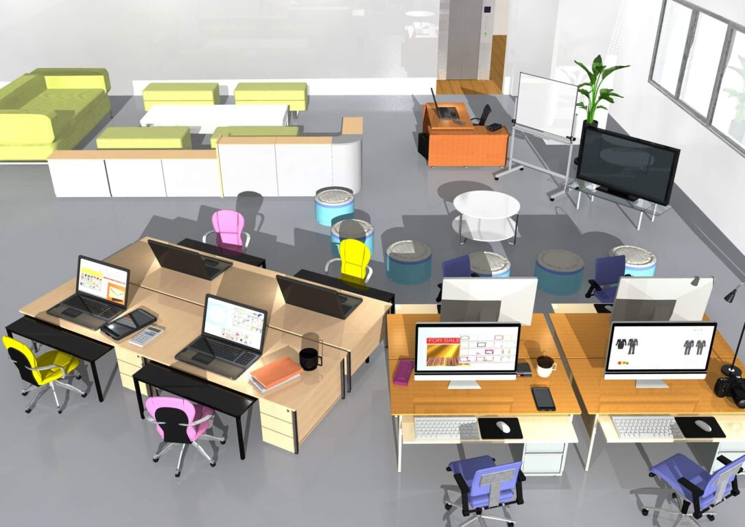 小規模オフィスのレイアウト実例10選！パーテーションにできる収納が活躍！ ｜ margherita（マルゲリータ）