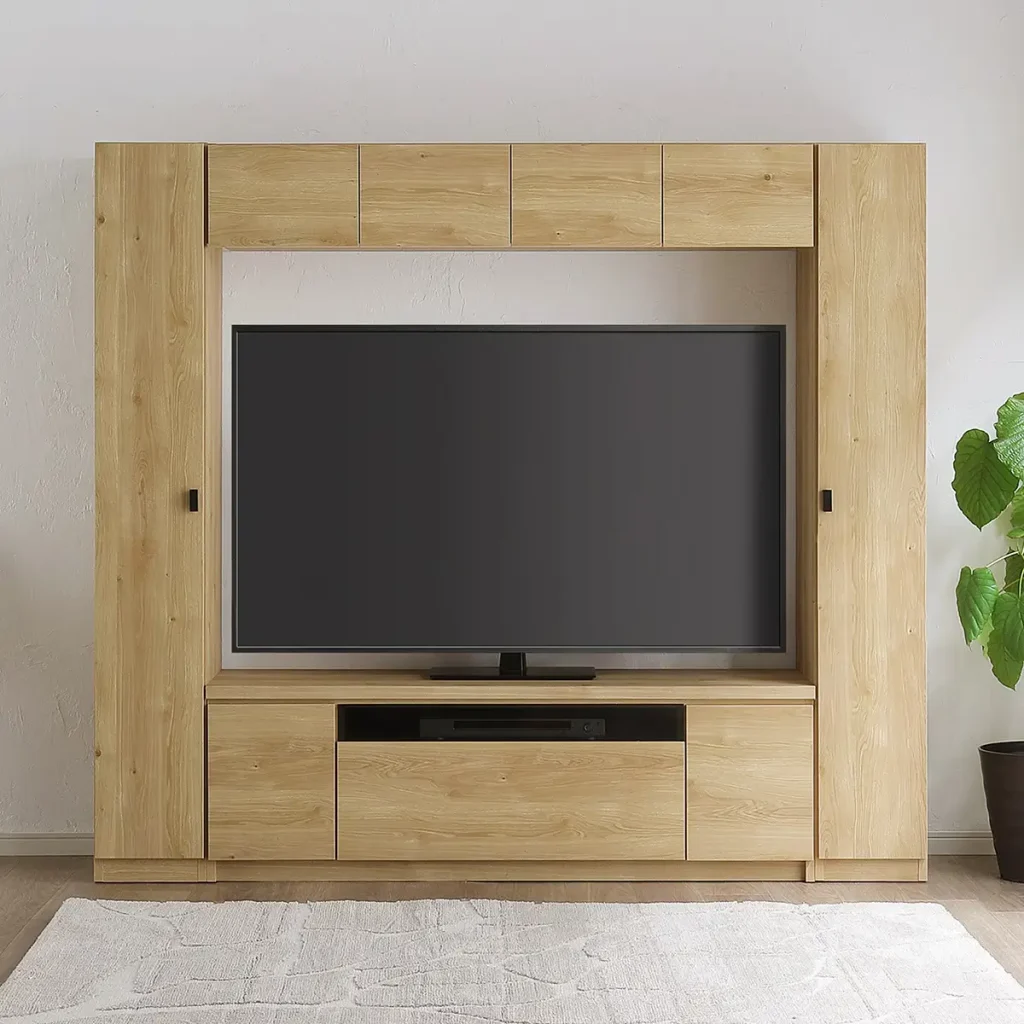 テレビ台と壁面収納を兼ねるおすすめ商品と収納の実例をご紹介!