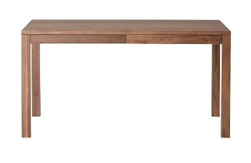 おすすめダイニングテーブル④ 引き出し付きのシンプルな木製ダイニングテーブル『無印良品 木製テーブル』