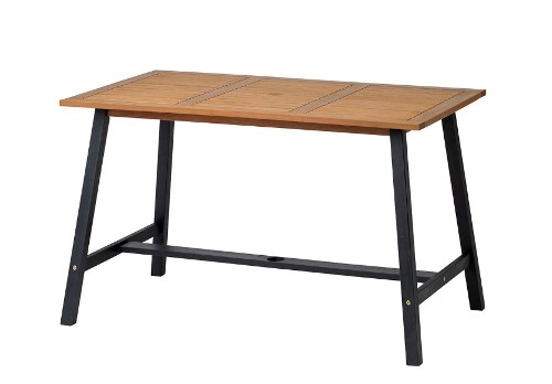 おすすめダイニングテーブル⑦ 八の字脚のデザインが特徴的なダイニングテーブル『FLYMEe マリーウッド ダイニングテーブル』