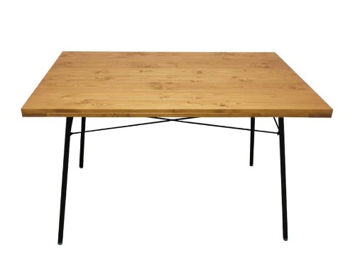 おしゃれなオフィステーブル④ 天然木の風合いを活かした4人用オフィステーブル『NOCE ダイニングテーブル』