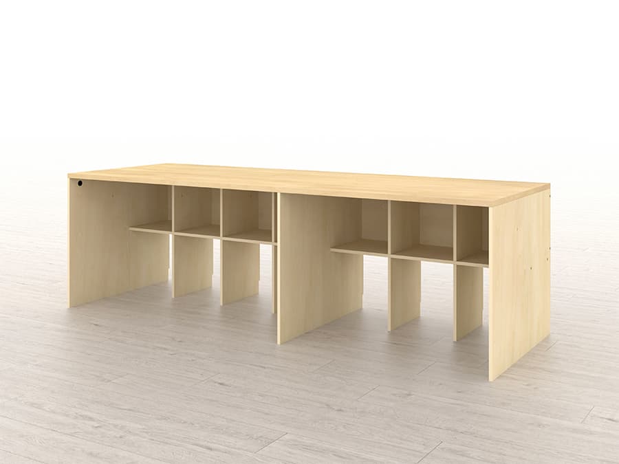 おしゃれで大きな事務所テーブル② マルゲリータ アンダーカウンター