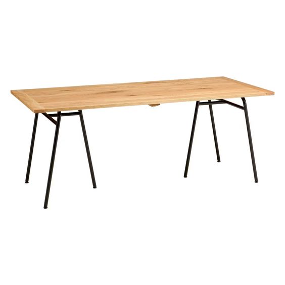 木製のミーティングテーブルのおすすめをご紹介 おしゃれなテーブルの選び方・おすすめの木製ミーティングテーブル⑥ 『無印良品 ＳＯＵＤＩＥＵＸ　ＴＡＢＬＥ　１８００』