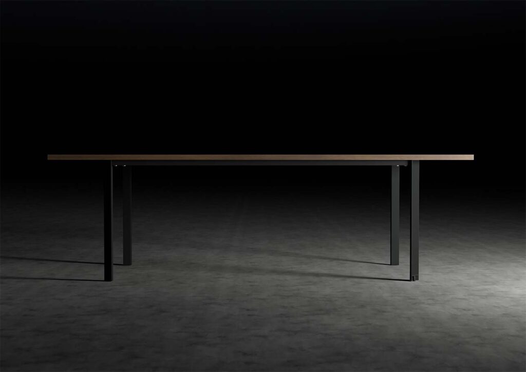 8人掛けダイニングテーブルのおすすめ 無垢材など会議に最適なテーブルをご紹介・『マルゲリータ Tavola（タヴォーラ）ダイニングテーブル スチール脚（SL）』