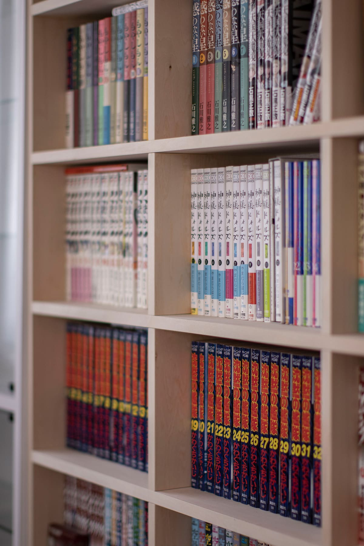 【File 736】リビングおよび書斎の本棚 - Shelf 壁一面の本棚 - マルゲリータお客様事例