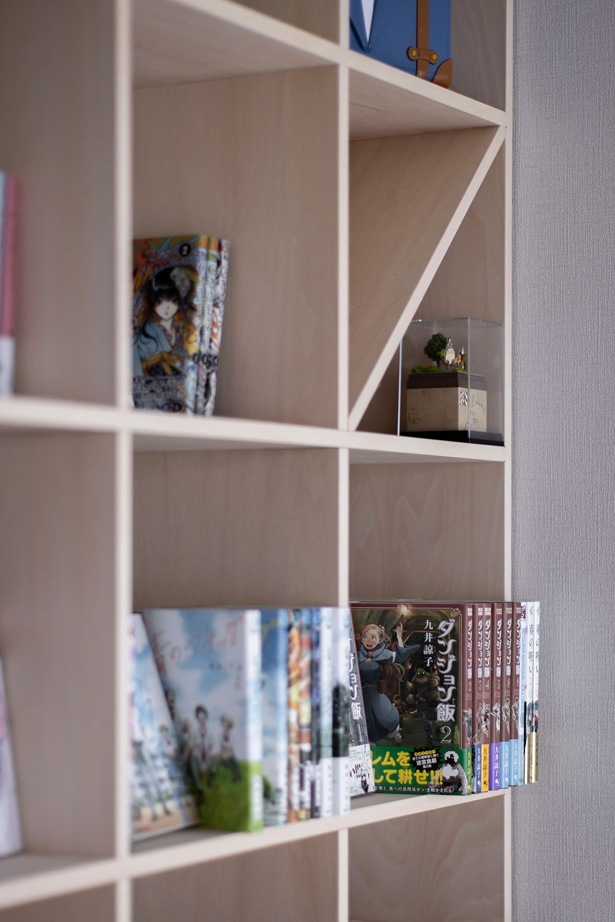 【File 739】L型に配置された壁一面の本棚 - Shelf 壁一面の本棚 奥行250mm - マルゲリータお客様事例