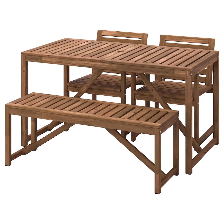 おすすめベランダテーブル③ 『IKEA NÄMMARÖ（ネッマロー）ガーデンテーブルセット』