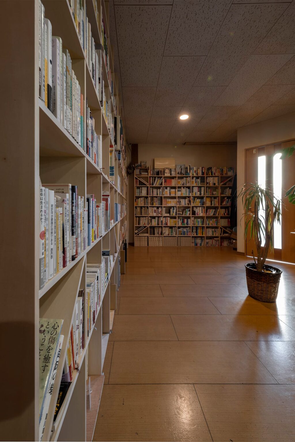 【File780】 書棚に囲まれたバー - Shelf 壁一面の本棚 奥行350mm- マルゲリータお客様事例