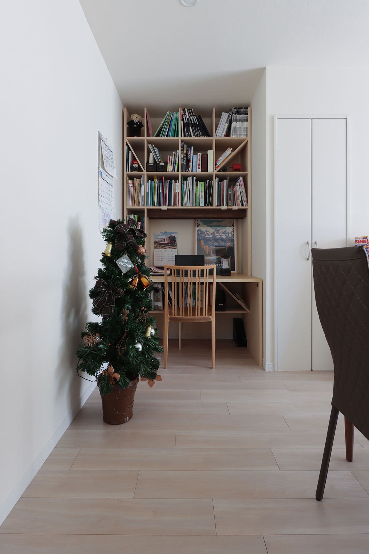 リビング学習スペース - Shelf カウンター付き本棚 - マルゲリータお客様事例