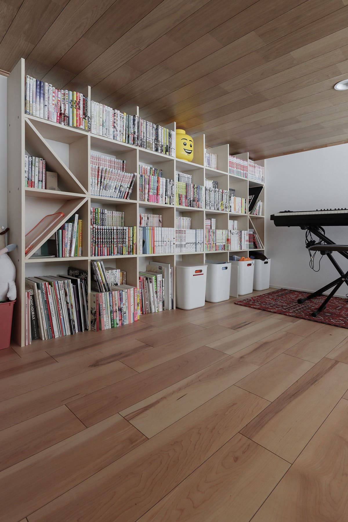 【File 935】- Shelf 壁一面の本棚 奥行250mm - マルゲリータお客様事例