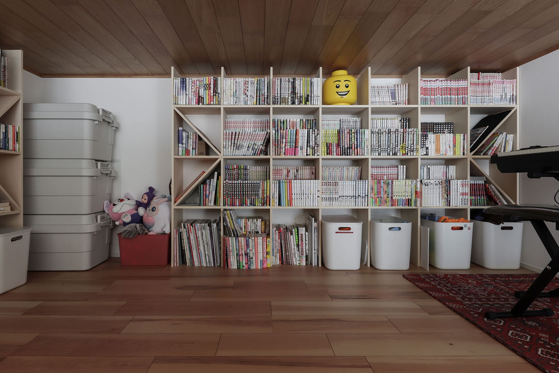 【File 935】- Shelf 壁一面の本棚 奥行250mm - マルゲリータお客様事例