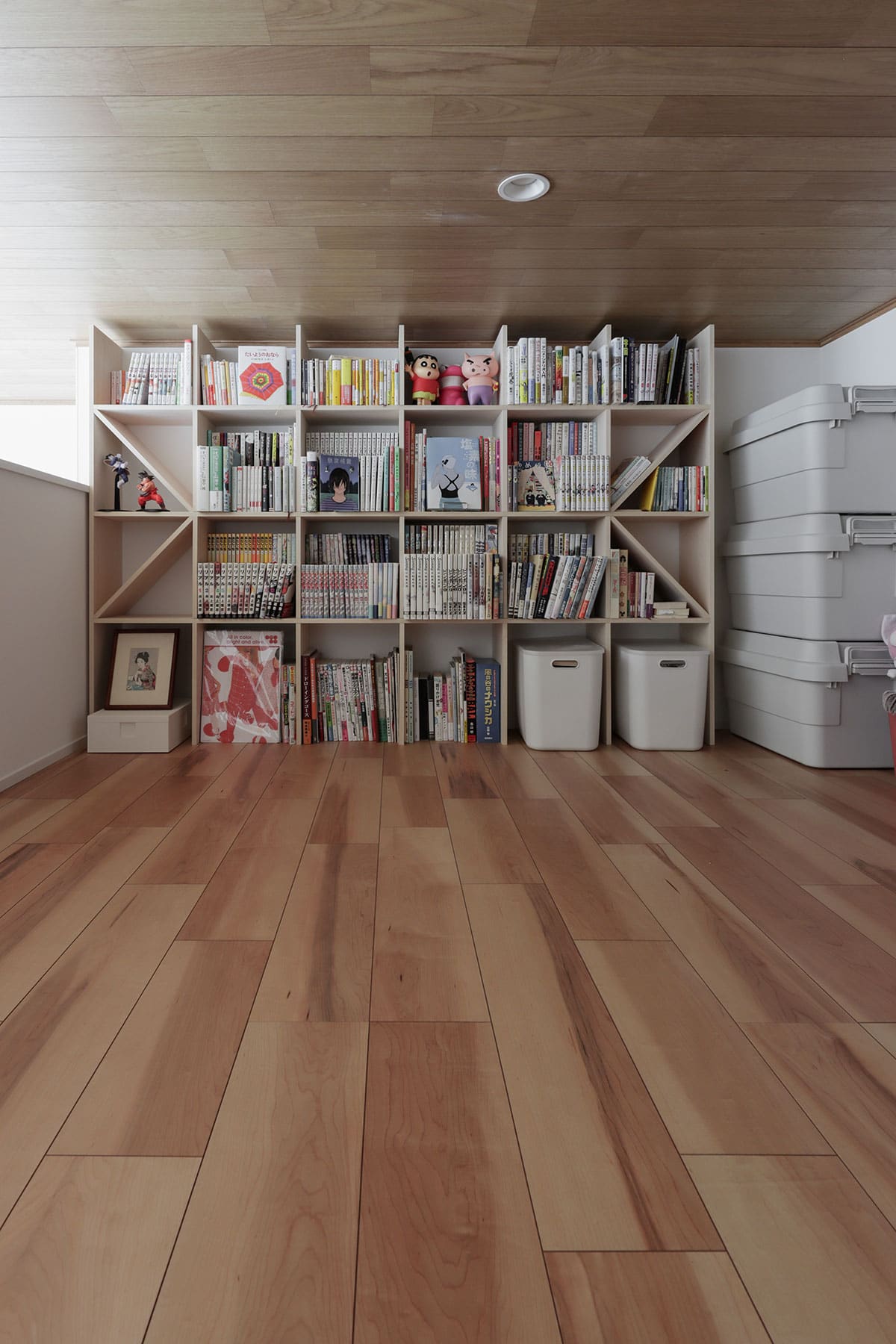 【File 935】- Shelf 壁一面の本棚 奥行250mm - マルゲリータお客様事例